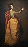 GRAMATICA, Antiveduto Saint Ursula oil painting reproduction